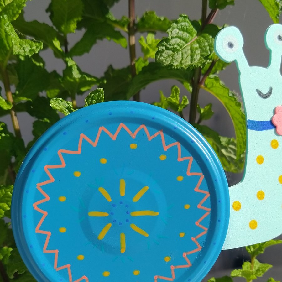 Bastel-Tipp: Die flotte Upcycling-Schnecke
