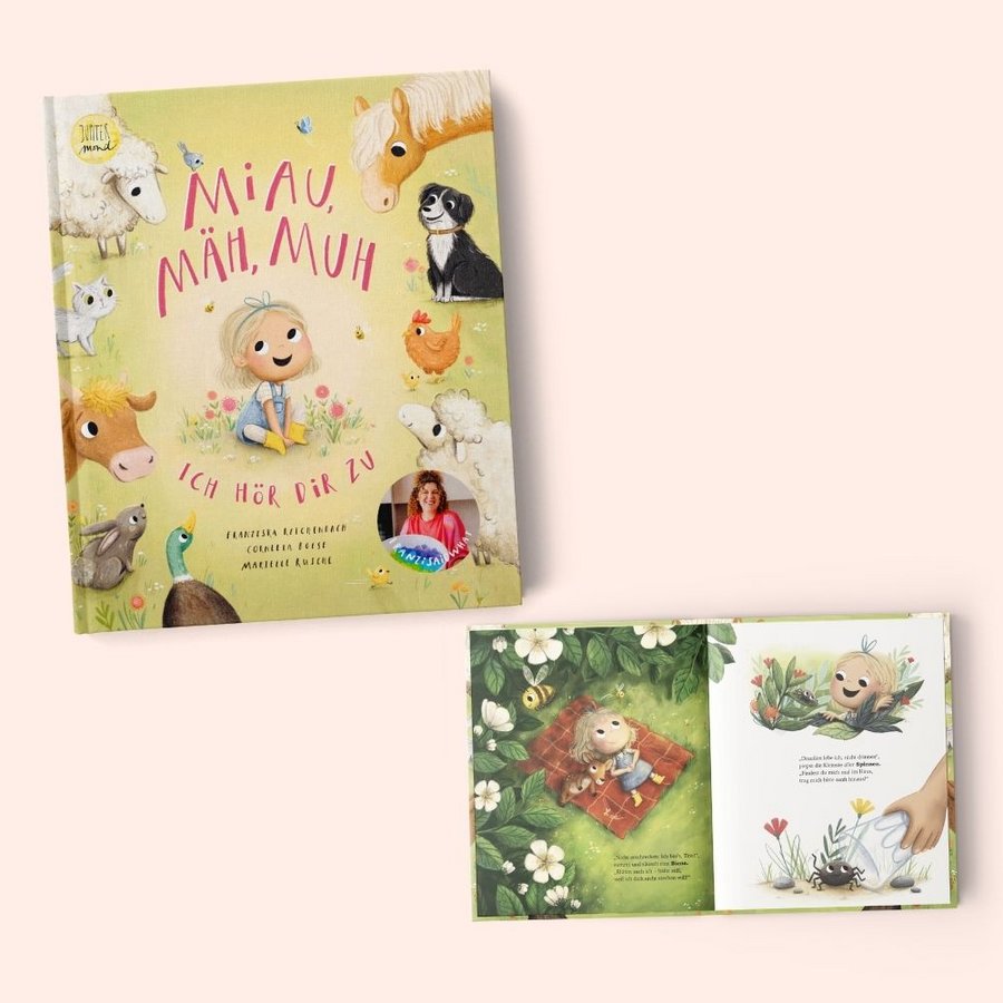 Buch-Tipp: Miau, mäh, muh – ich hör dir zu